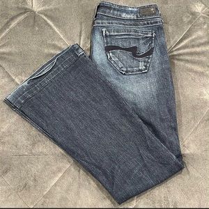 Refuge Flare Jeans - Size 7 Short